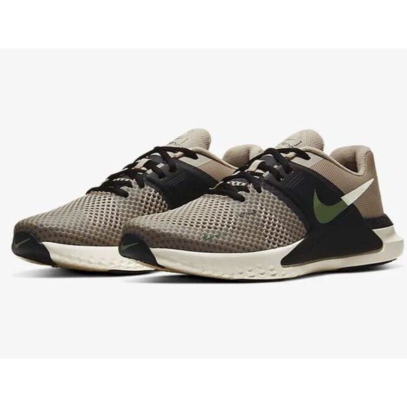 Men's Nike Renew Fusion Running Shoes String/White-Dark Smoke Grey Size 8.5 - Picture 1 of 6